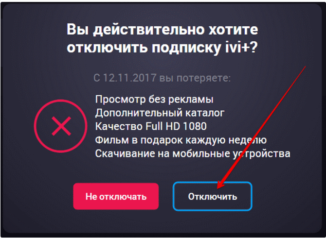 Онемогућавање иви претплате